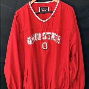 Vintage Ohio State Red Pullover Jacket